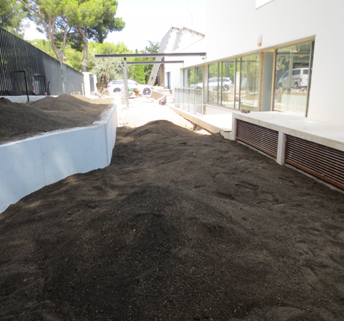 .Preparación del terreno.