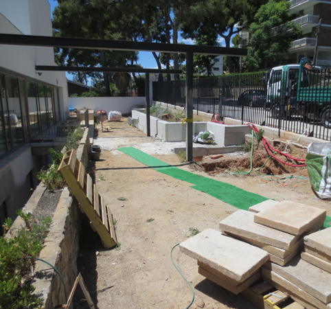 .Preparación del terreno.