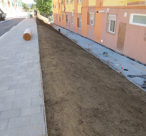 .Preparación del terreno.