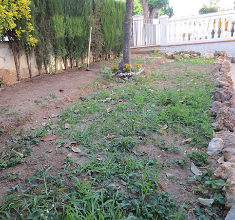 .Jardí abans de l´obra.