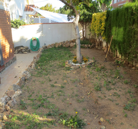 .Jardí abans de l´obra.