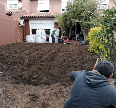 .Preparación del terreno.